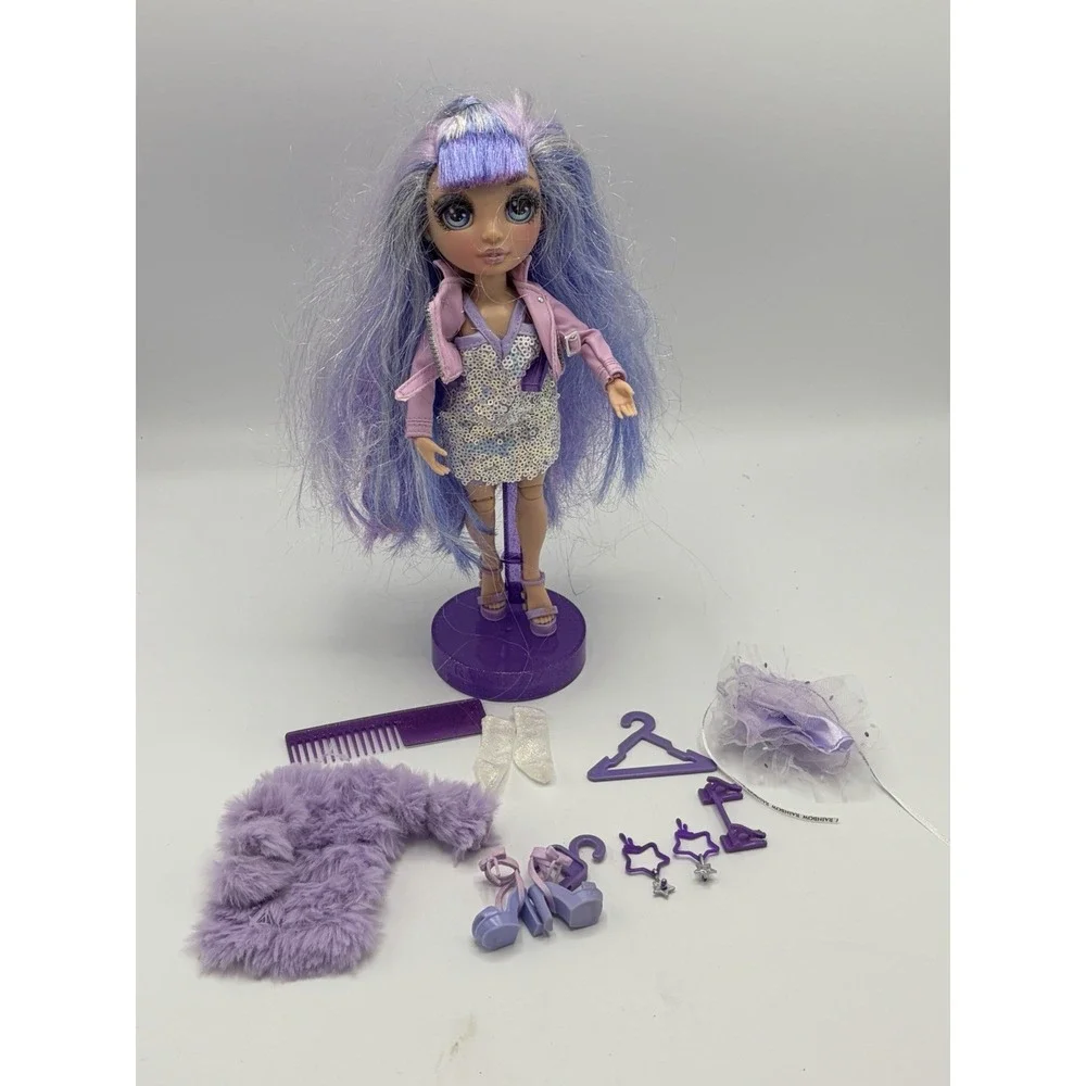 Rainbow High Fashion Doll Violet Willow Series 1 With Accessories MGA